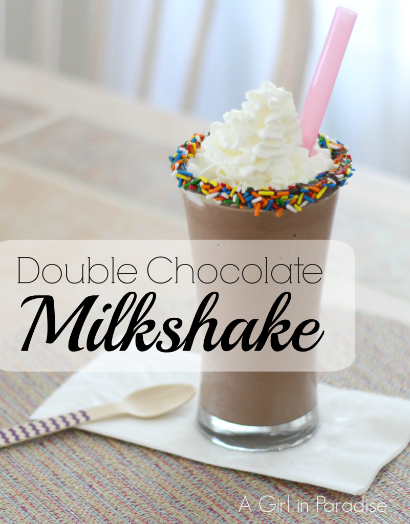 Double Chocolate Milkshake